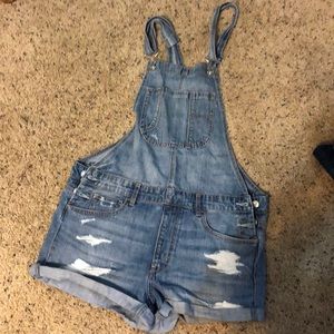 American Eagle Short Overalls